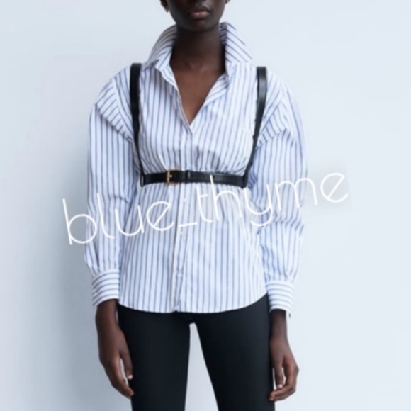 Zara LIMITED Edition HARNESS Leather Belt - Picture 9 of 10